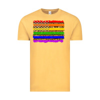Vintage Mustard lgbtq and usa flag Vintage Tee - Zillion Design Studio