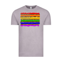 Vintage Zinc lgbtq and usa flag Vintage Tee - Zillion Design Studio