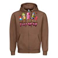 Chestnut yummy Zipper Hoodie - AdoDesignShop