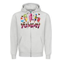 Dove Grey yummy Zipper Hoodie - AdoDesignShop