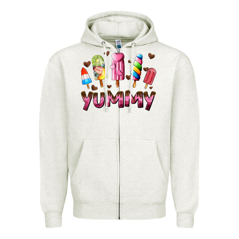Yummy Zipper Hoodie by AdoDesignShop | Teevron