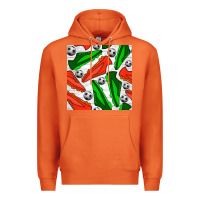 Carrot soccer shoes seamless pattern Premium Hoodie - BundleAndBundleShop