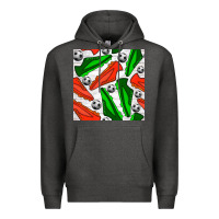Charcoal Heather soccer shoes seamless pattern Premium Hoodie - BundleAndBundleShop