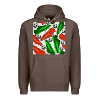 Coffee soccer shoes seamless pattern Premium Hoodie - BundleAndBundleShop