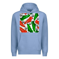 Colony Blue soccer shoes seamless pattern Premium Hoodie - BundleAndBundleShop