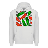 Dove Grey soccer shoes seamless pattern Premium Hoodie - BundleAndBundleShop