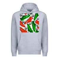 Heather Grey soccer shoes seamless pattern Premium Hoodie - BundleAndBundleShop