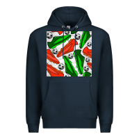 Navy soccer shoes seamless pattern Premium Hoodie - BundleAndBundleShop