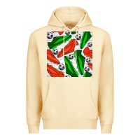 Pina Colada soccer shoes seamless pattern Premium Hoodie - BundleAndBundleShop