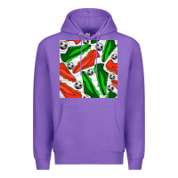 Purple soccer shoes seamless pattern Premium Hoodie - BundleAndBundleShop