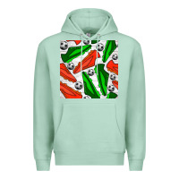Seafoam soccer shoes seamless pattern Premium Hoodie - BundleAndBundleShop