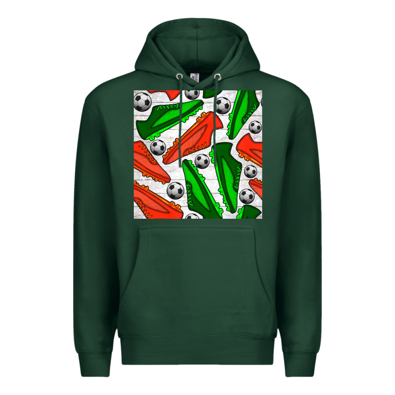 Soccer Shoes Seamless Pattern Premium Hoodie by BundleAndBundleShop | Teevron