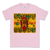 Bubblegum Pink african mask tumbler Classic Tee - BundleAndBundleShop