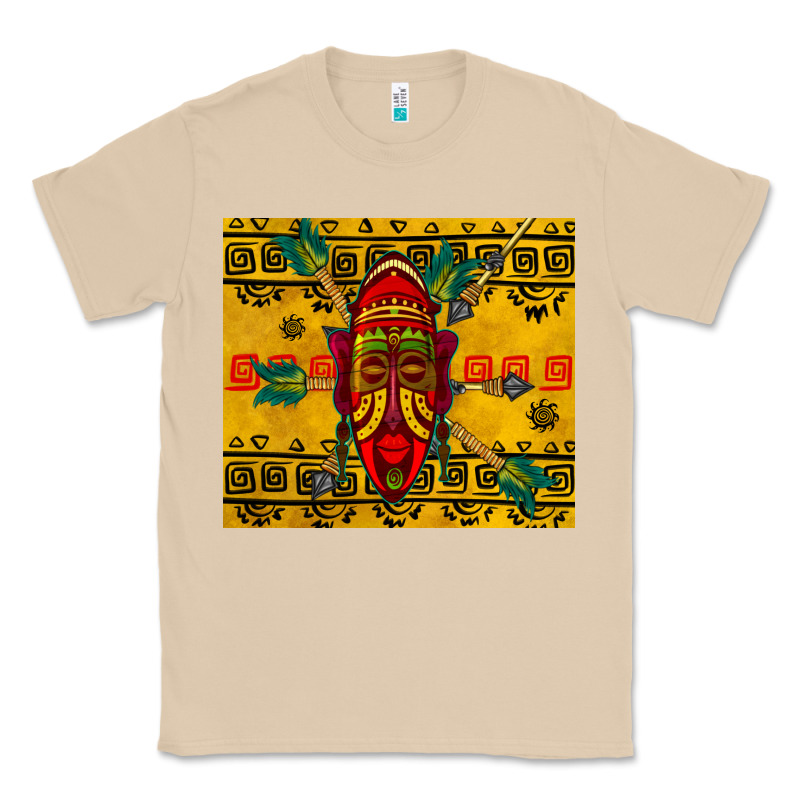 African Mask Tumbler Classic Tee by BundleAndBundleShop | Teevron