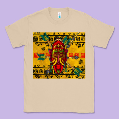 African Mask Tumbler Classic Tee Designed By Bundleandbundleshop