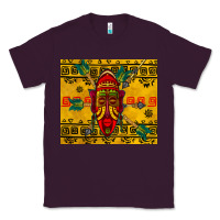 Plum african mask tumbler Classic Tee - BundleAndBundleShop