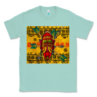 Seafoam african mask tumbler Classic Tee - BundleAndBundleShop