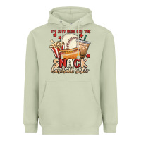 Matcha i'm just here for the snack baseball sister Heavyweight Hoodie - MaliasSmallBusiness