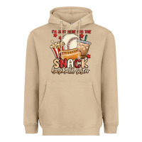 Mushroom i'm just here for the snack baseball sister Heavyweight Hoodie - MaliasSmallBusiness