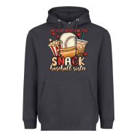 Smoke i'm just here for the snack baseball sister Heavyweight Hoodie - MaliasSmallBusiness