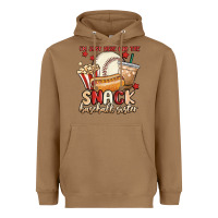 Toasted Coconut i'm just here for the snack baseball sister Heavyweight Hoodie - MaliasSmallBusiness