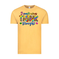 Vintage Mustard i can't even think straight Vintage Tee - Zillion Design Studio