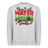 Heather Grey dont eat watermelon seeds Heavyweight Sweatshirt - texasbilliewilder