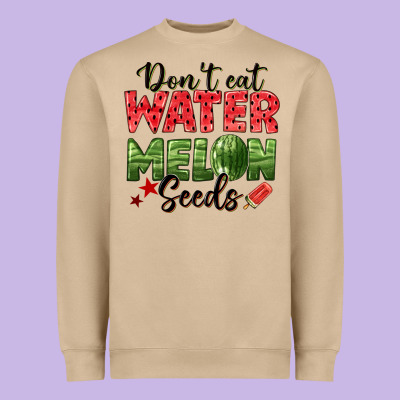 Dont Eat Watermelon Seeds Heavyweight Sweatshirt Designed By Texasbilliewilder