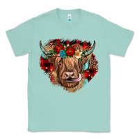 Seafoam christmas cow gemstone Classic Tee - JahusDesignShop