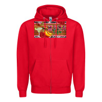 Red mama cita license plate template Zipper Hoodie - Artiststas