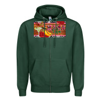 Sports Green mama cita license plate template Zipper Hoodie - Artiststas