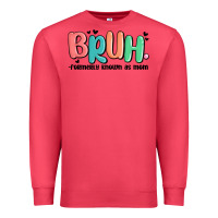 Cardinal bruh formerly known as mom Premium Sweatshirt - MaliasSmallBusiness