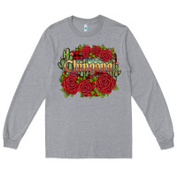 Heather Grey christmas chingona Long Sleeve Tee - JahusDesignShop