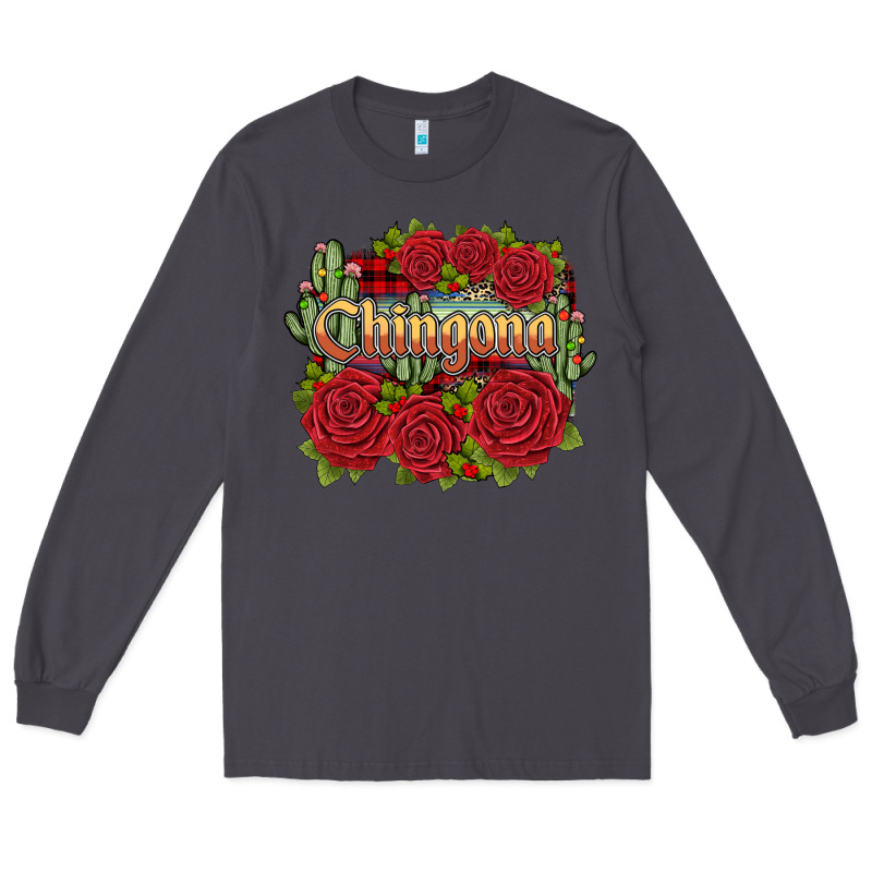 Christmas Chingona Long Sleeve Tee by JahusDesignShop | Teevron