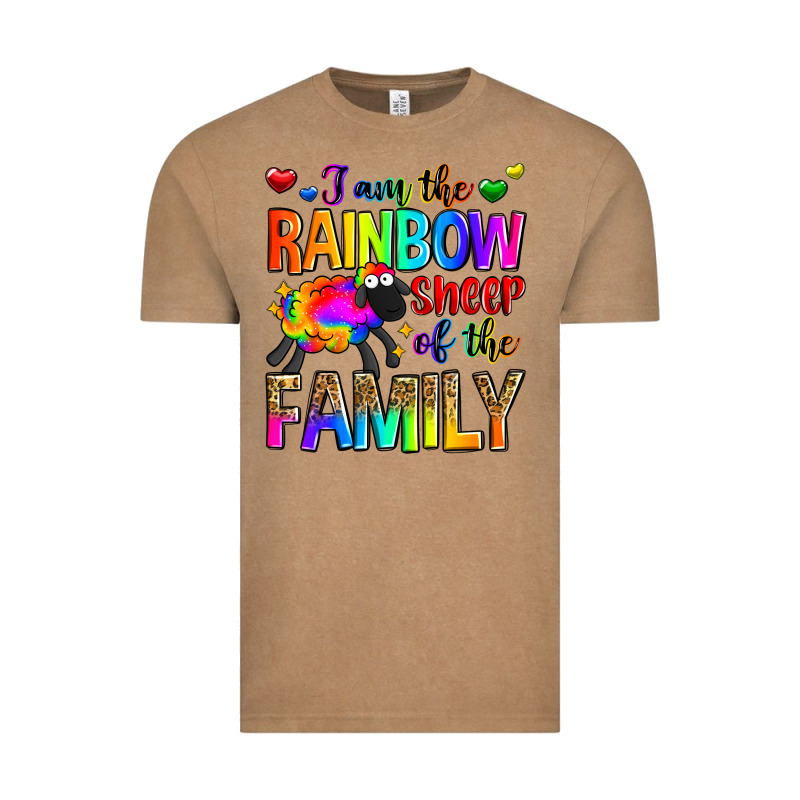 I Am The Rainbow Sheep Of The Family Vintage Tee by Zillion Design Studio | Teevron