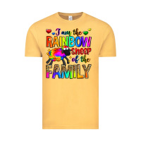 Vintage Mustard i am the rainbow sheep of the family Vintage Tee - Zillion Design Studio