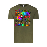 Vintage Olive i am the rainbow sheep of the family Vintage Tee - Zillion Design Studio