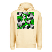 Pina Colada soccer hearts seamless pattern Premium Hoodie - BundleAndBundleShop