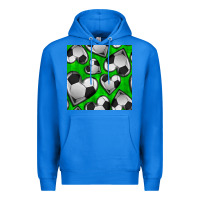 True Royal soccer hearts seamless pattern Premium Hoodie - BundleAndBundleShop