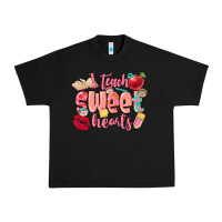 Black i teach sweet hearts valentine's day teacher Urban Heavy Tee - FaDigitalArtStudio