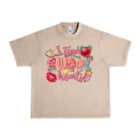 French Oak i teach sweet hearts valentine's day teacher Urban Heavy Tee - FaDigitalArtStudio