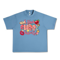 Pebble Blue i teach sweet hearts valentine's day teacher Urban Heavy Tee - FaDigitalArtStudio