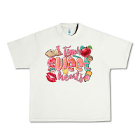 Pistachio i teach sweet hearts valentine's day teacher Urban Heavy Tee - FaDigitalArtStudio