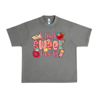I Teach Sweet Hearts Valentine's Day Teacher Urban Heavy Tee | Teevron