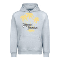 Heather Grey Tropical Paradise Urban Hoodie - Bettercallsaul