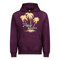 Mauve Wine Tropical Paradise Urban Hoodie - Bettercallsaul