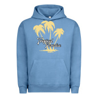 Pigment Pebble Blue Tropical Paradise Urban Hoodie - Bettercallsaul