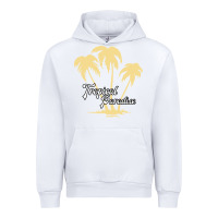 White Tropical Paradise Urban Hoodie - Bettercallsaul
