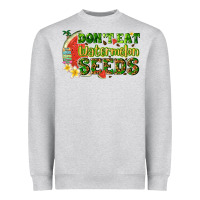 Heather Grey dont eat watermelon seeds with summer Heavyweight Sweatshirt - texasbilliewilder