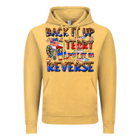 Vintage Mustard back it up terry put it in reverse billie wilder Vintage Hoodie - texasbilliewilder
